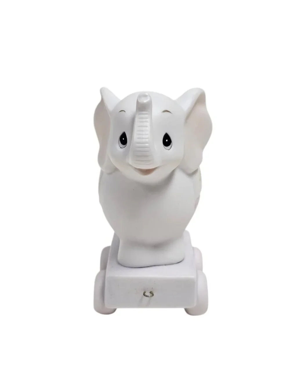 80s - 90s Precious Moments Elephant - 4th birthday series train figurine